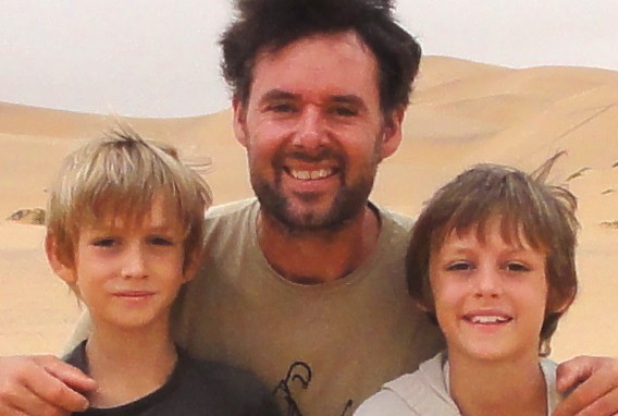 Alain et ses deux garçons